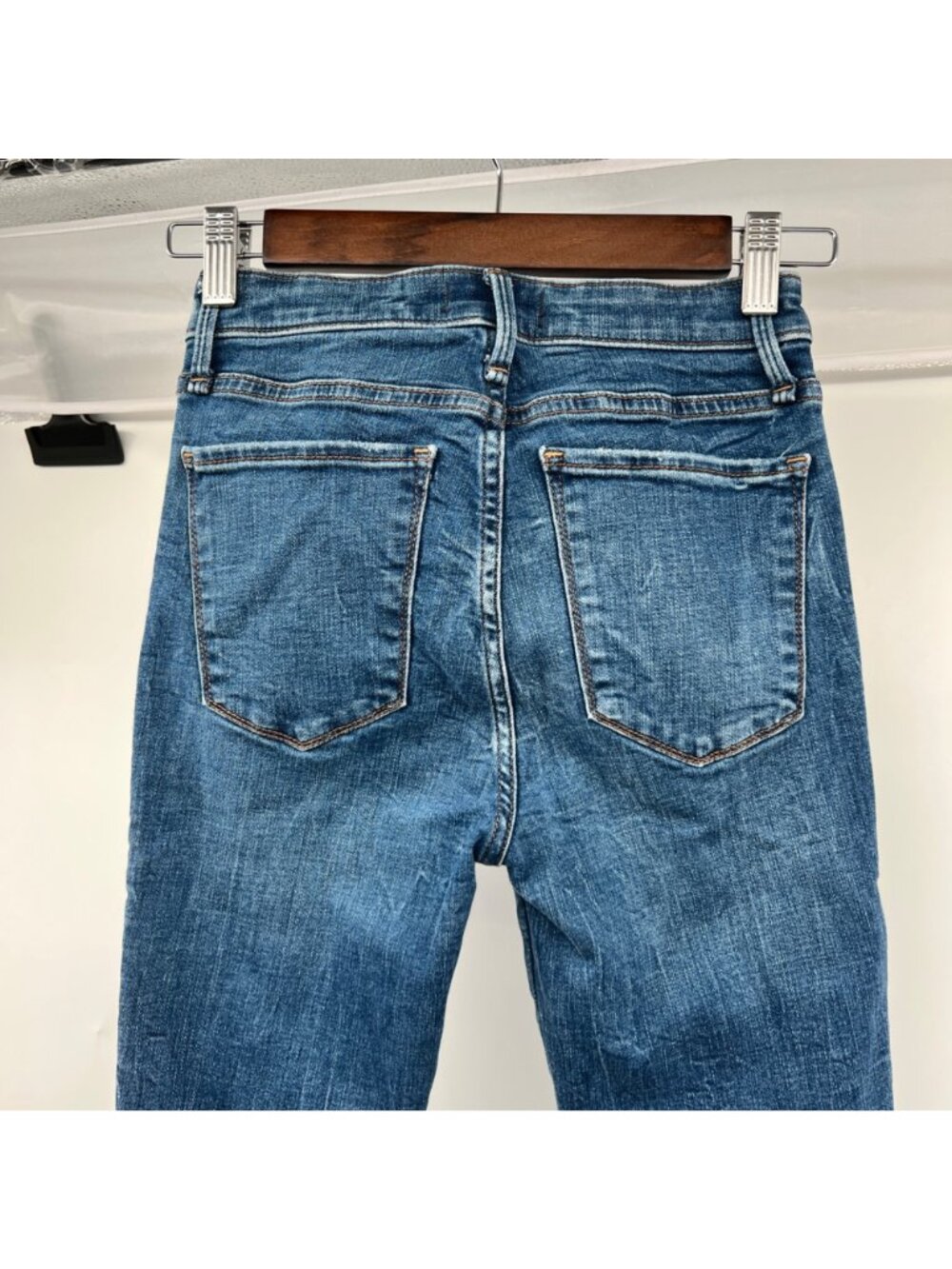 Abercrombie & Fitch Womens Super Skinny Ankle Jeans Zippers Size 00/24 - Picture 4 of 8